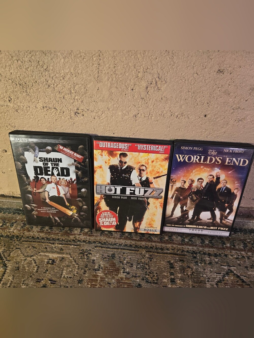 Three Flavours Cornetto Trilogy Dvd Simon Pegg Nick Frost